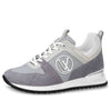 (WMNS) LOUIS VUITTON Run Away Sneakers 'Grey Mesh with Logo' 1ABW54