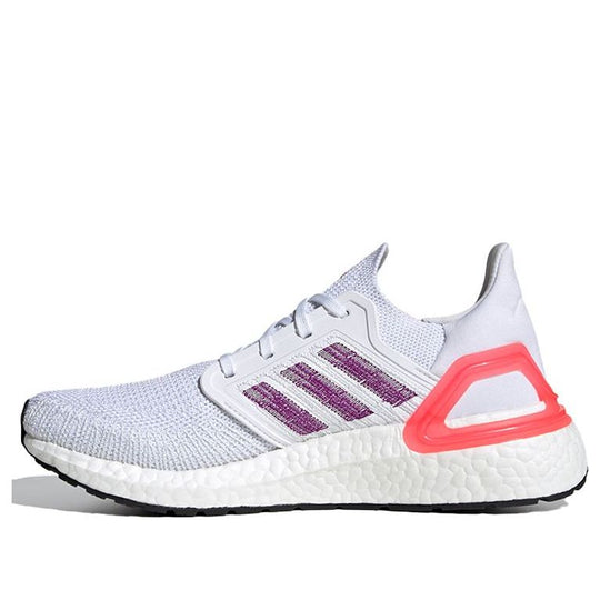 (WMNS) adidas UltraBoost 20 'White Shock Red' EG0726