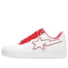 A BATHING APE Bape STA Leather Low 'Red' 1J30-191-017-RED