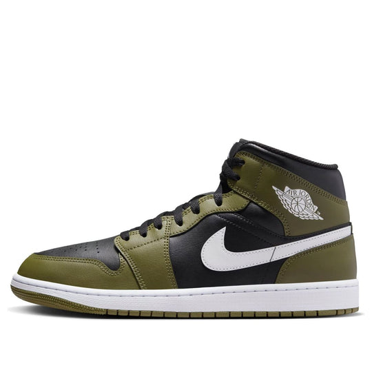 Air Jordan 1 Mid 'Black Medium Olive' DQ8426-092