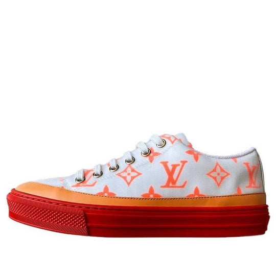 (WMNS) LOUIS VUITTON Stellar Sneakers 'White Orange Monogram' 1A65UD
