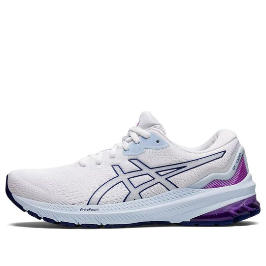 (WMNS) ASICS GT-1000 11 Wide 'White Dive Blue' 1012B196-101