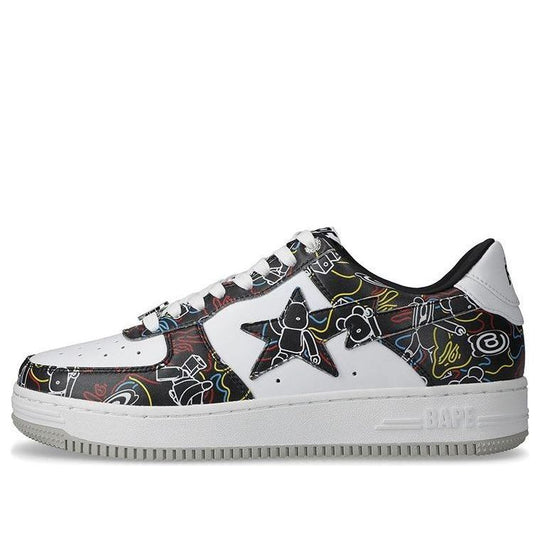 A BATHING APE Bape Sta Be@R Camo X Medicom Toy Exhibition 'Black White' 1H73-291-911-BLACK