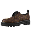 LOUIS VUITTON Black Ice Derby Shoes 'Black Brown Monogram' 1A8FUZ