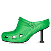 (WMNS) Crocs x Balenciaga Shoes 'Green' 677390W1S8E3033
