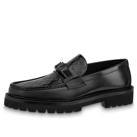 LOUIS VUITTON Major Loafer Shoes 'Black' 1ABFFP