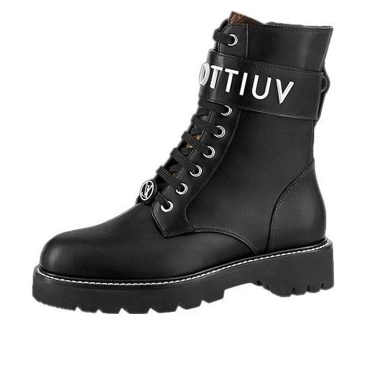 (WMNS) LOUIS VUITTON Territory Ankle Boots 'Black' 1A9HAJ