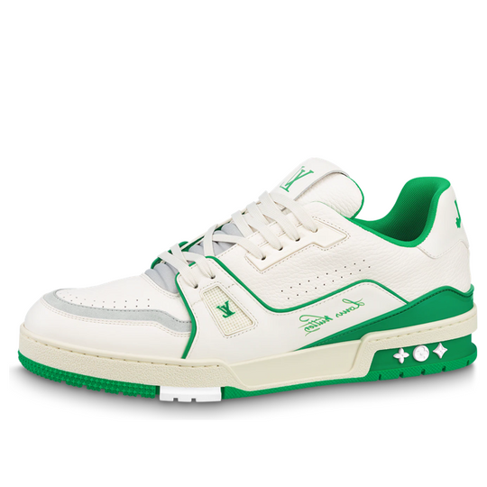 LOUIS VUITTON LV Trainers 'White Green' 1ABNIS
