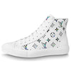 LOUIS VUITTON Tattoo Ankle Sneakers 'White with Colorful Monogram' 1A8KH6