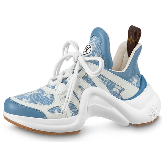 (WMNS) LOUIS VUITTON Archlight 1.0 Sneakers 'Blue Denim Monogram' 1ABP7A