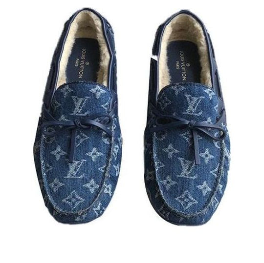 LOUIS VUITTON Arizona Loafers 'Denim Monogram' 1A80HM