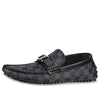 LOUIS VUITTON Hockenheim Moccasin Shoes 'Grey' 1A4OIF