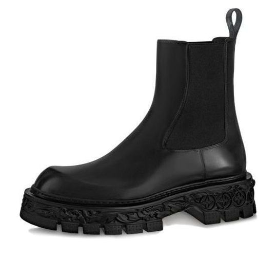 LOUIS VUITTON Lv Baroque Chelsea Boots 'Black' 1AAHB9