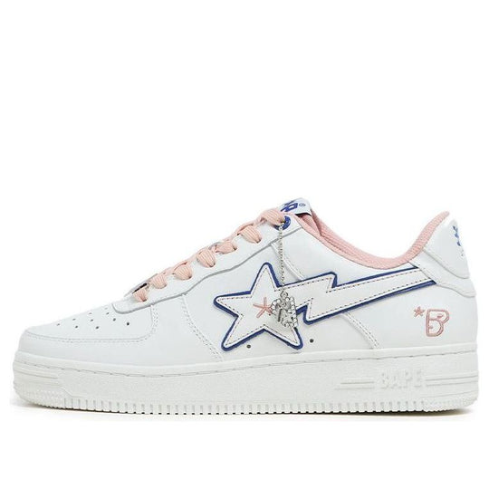 (WMNS) A BATHING APE x Bapy Bape Sta 'Pink White' BPYSNSN0061C