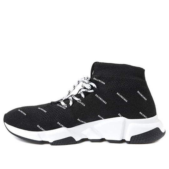 Balenciaga Speed Lace-Up 'All Over Print - Black' 530358W1HP11006