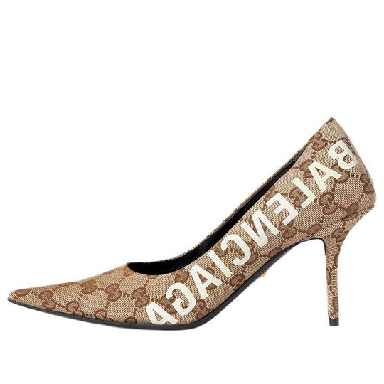 (WMNS) Balenciaga x Gucci The Hacker Project Knife Pumps 'Beige' 676603-KQW00-9742