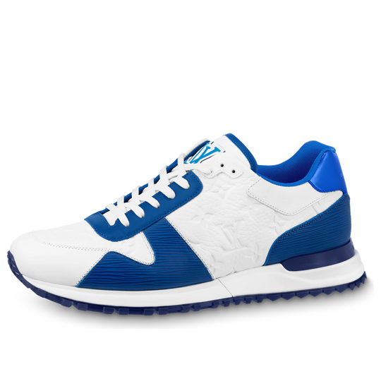 LOUIS VUITTON LV Run Away Sneakers 'White Monogram with Blue EPI' 1AA6OD