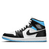(WMNS) Air Jordan 1 Mid 'University Blue Black White' BQ6472-102