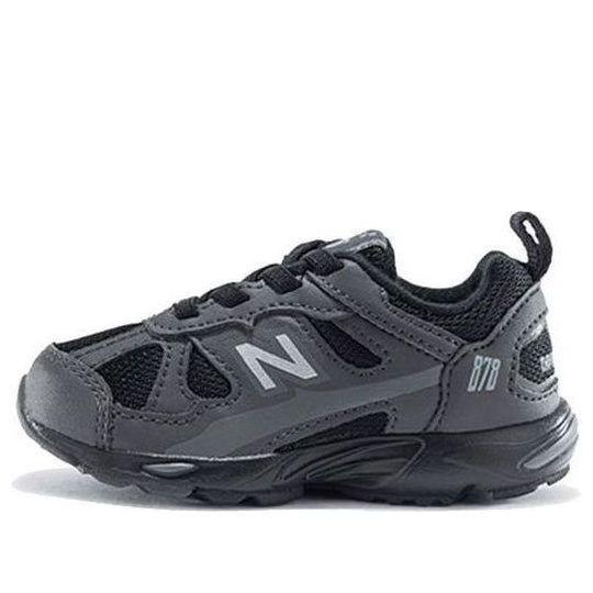 (TD) New Balance 878 Series Running Shoes Black/Grey IV878KOC