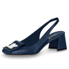 (WMNS) LOUIS VUITTON Shake Slingback Pumps 'Navy' 1ABH7X