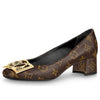 (WMNS) LOUIS VUITTON LV Madeleine Block Heels 'Brown Monogram' 1A8NCJ