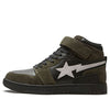 A Bathing Bape Sk8 Court Sta Hi 'Olive Black' 1G70-191-037