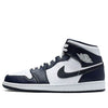 Air Jordan 1 Mid 'Obsidian White' 554724-174