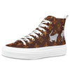 (WMNS) LOUIS VUITTON LV Stellar High-Top Sneakers Brown 1A52OF