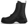 (WMNS) LOUIS VUITTON Ruby Flat Ranger Boots 'Black Plain' 1ABPS0