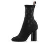 (WMNS) LOUIS VUITTON Silhouette Ankle Boots 'Black with Logo Monogram' 1A3MIW