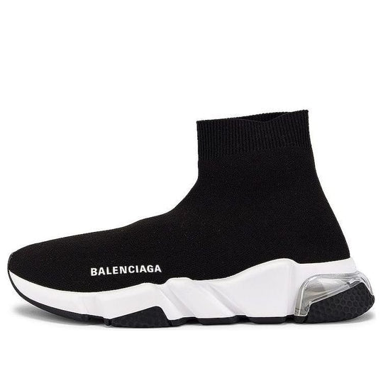(WMNS) Balenciaga Speed Sneaker 'Clear Sole - Black' 607543W2DB61010
