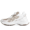 (WMNS) LOUIS VUITTON Run 55 Sneakers 'Beige Monogram with Brown White' 1AC28C