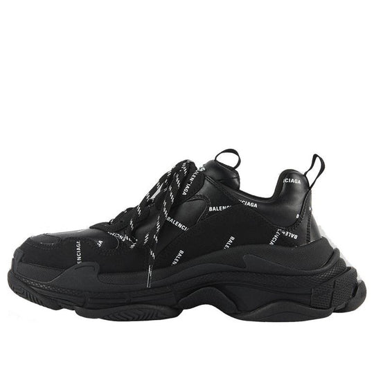 Balenciaga Triple S Sneaker 'Allover Logo - Black' 536737W2FA11090