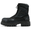 Balenciaga Combat Strike Boots 'Washed Black Cotton' 694042W2H111000