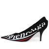 (WMNS) Balenciaga Campaign Logo Pumps 'Black' 495777W06001091
