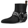 (WMNS) LOUIS VUITTON Rhapsody Ankle Boots 'Black with Silver Belt' 1A5SUO