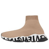 (WMNS) Balenciaga Speed Trainer 'Midsole Graffiti - Beige' 605942W05GE9791