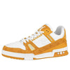 LOUIS VUITTON LV Trainers 'White with Orange Monogram' 1A9JHB