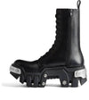 Balenciaga Bulldozer Lace Up Boots 'Black Matte Smooth Calfskin' 672502WBCQ11081