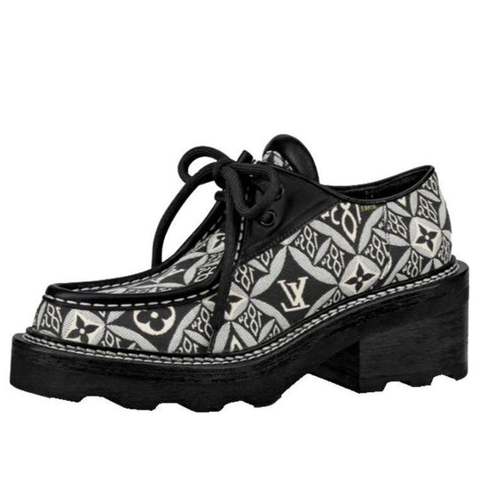 (WMNS) LOUIS VUITTON LV Beaubourg Loafers 'Black' 1A8D3E