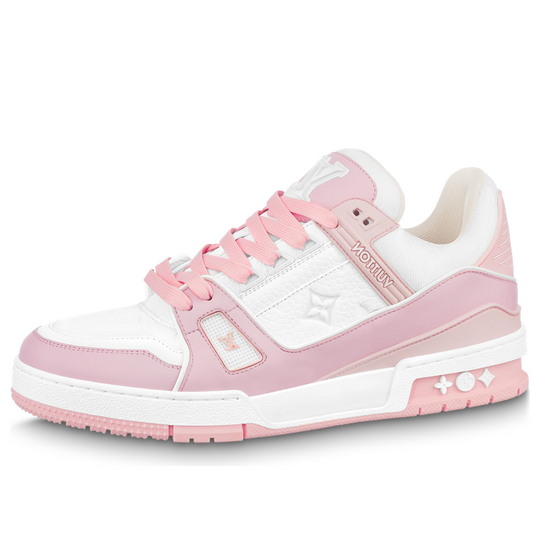 LOUIS VUITTON LV Trainers 'White Pale Pink' 1ABOEE