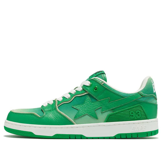 (WMNS) A Bathing Ape SK8 Sta #4 'Green White' 0ZXSHW291058LGRX