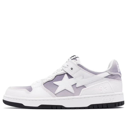 (WMNS) A Bathing Ape SK8 Sta #4 'White Purple' 0ZXSHW291058LWHE