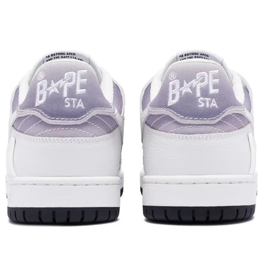 (WMNS) A Bathing Ape SK8 Sta #4 'White Purple' 0ZXSHW291058LWHE