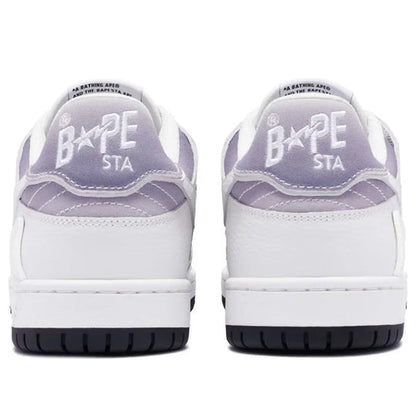 (WMNS) A Bathing Ape SK8 Sta #4 'White Purple' 0ZXSHW291058LWHE