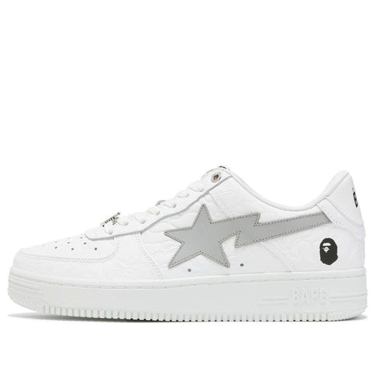 (WMNS) A Bathing Ape Bape Sta #3 'White Silver' 0ZXSHW291052LWHE