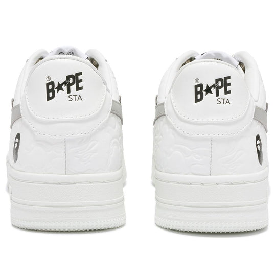 (WMNS) A Bathing Ape Bape Sta #3 'White Silver' 0ZXSHW291052LWHE
