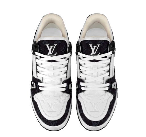 LOUIS VUITTON Paris Exclusive LV Trainers 'White Black' 1AAVUN