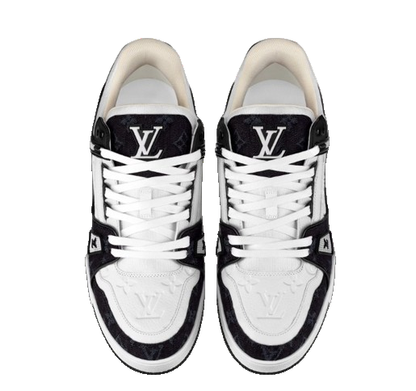 LOUIS VUITTON Paris Exclusive LV Trainers 'White Black' 1AAVUN