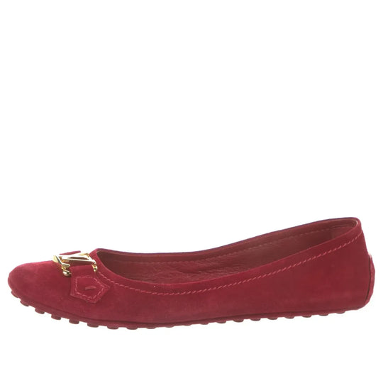 (WMNS) LOUIS VUITTON Ballerina Shoes 'Red Suede' 1A2P1N